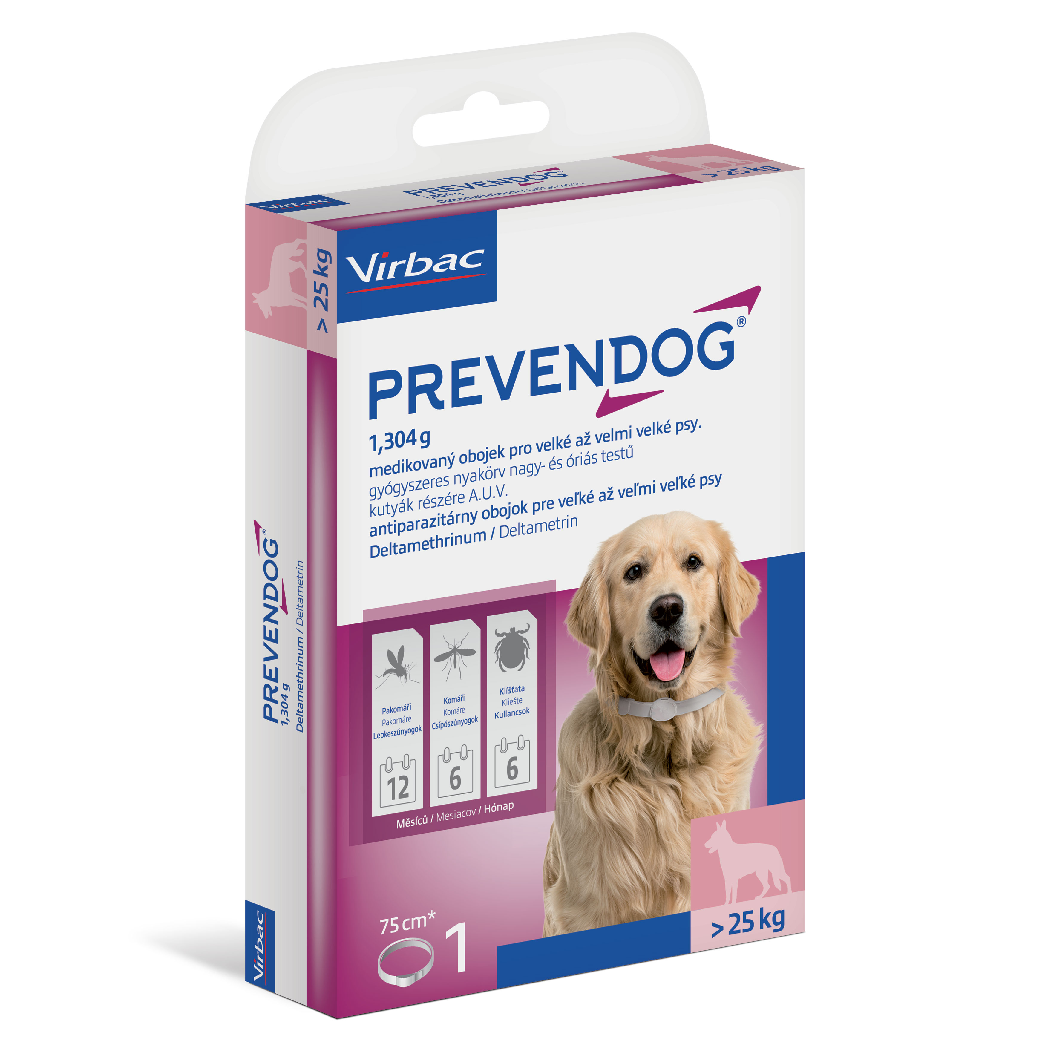 Prevendog 1,304g medikovaný obojek pro velké až velmi velké psy