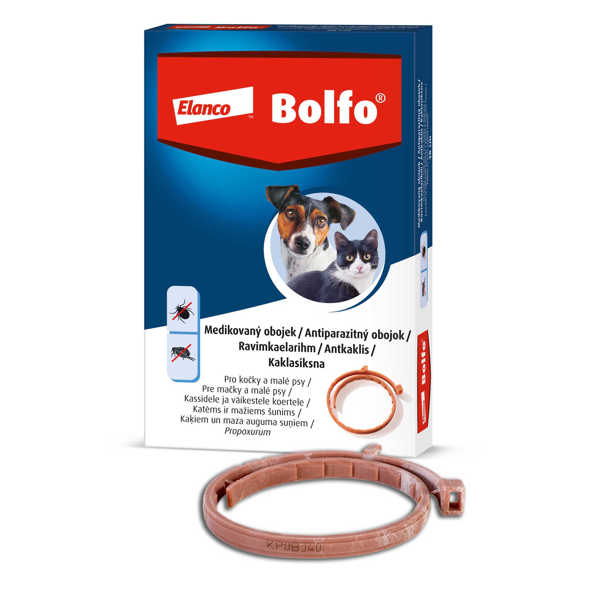 Bolfo 1,234 g medikovaný obojek pro kočky a malé psy
