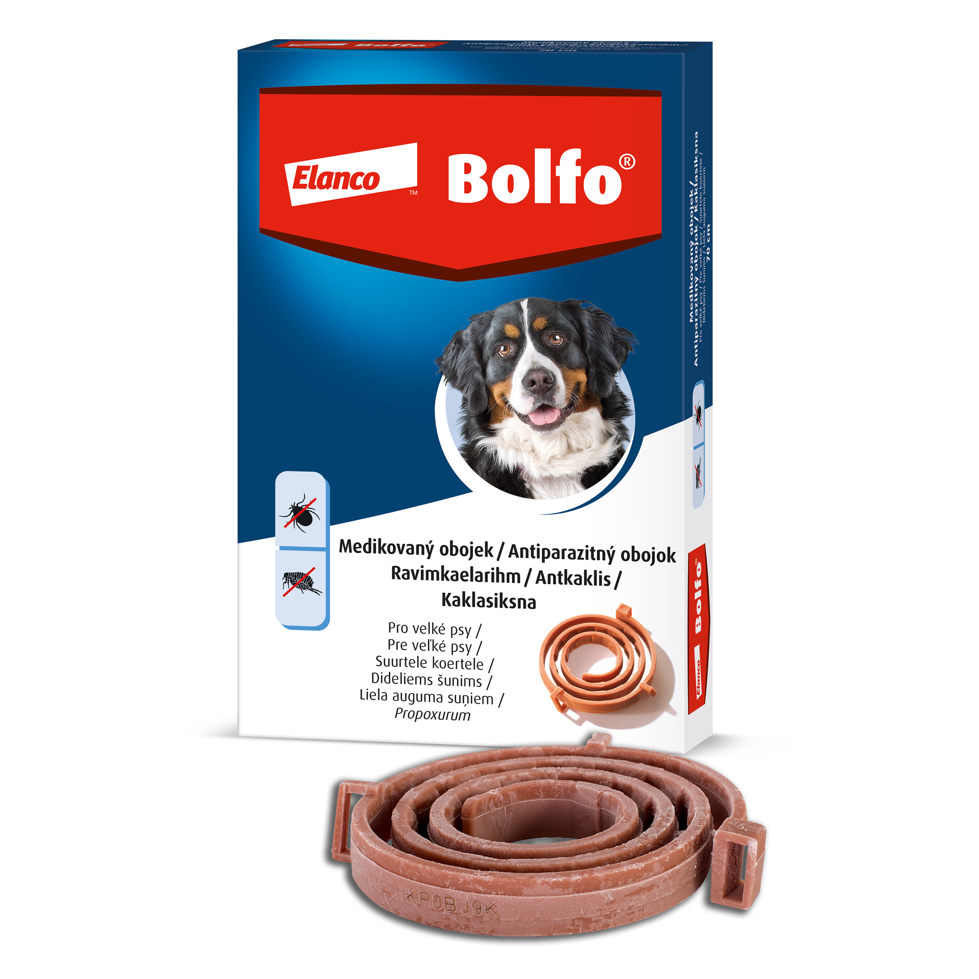 Bolfo 4,442 g medikovaný obojek pro velké psy