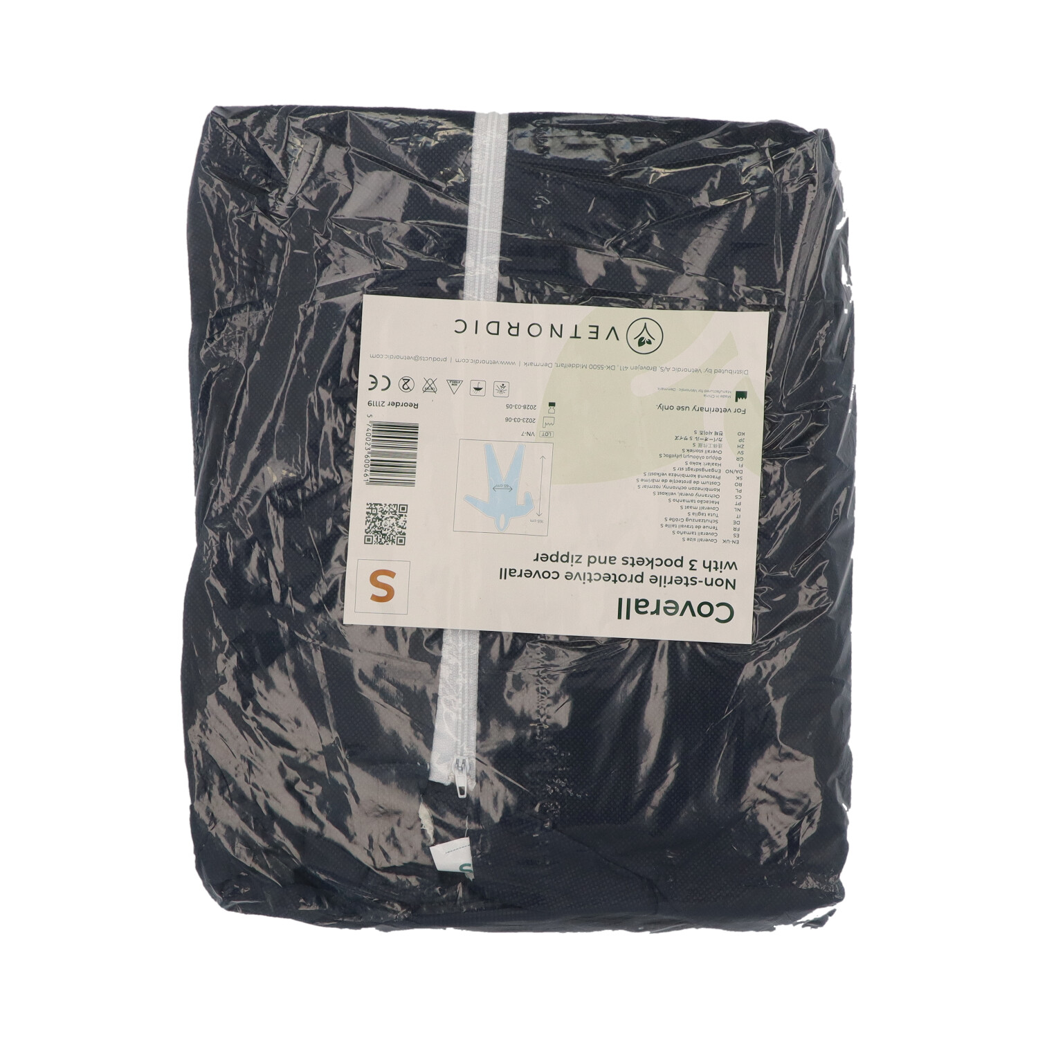 Ochranný oblek se 3 kapsami a zipem